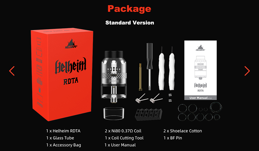 Hellvape Helheim RDTA Package