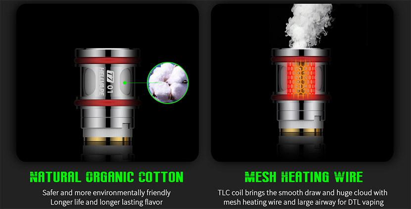 Hellvape TLC Coil Features