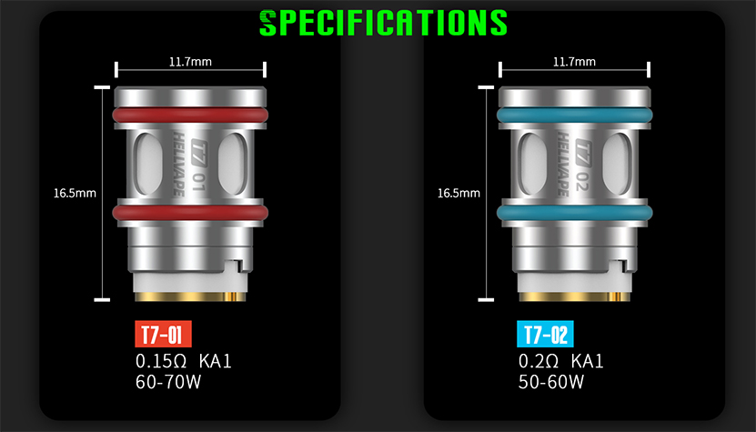 Hellvape TLC Coil Specification