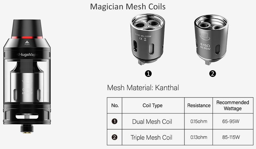 Hugsvape Magician Mesh Tank Feature 3