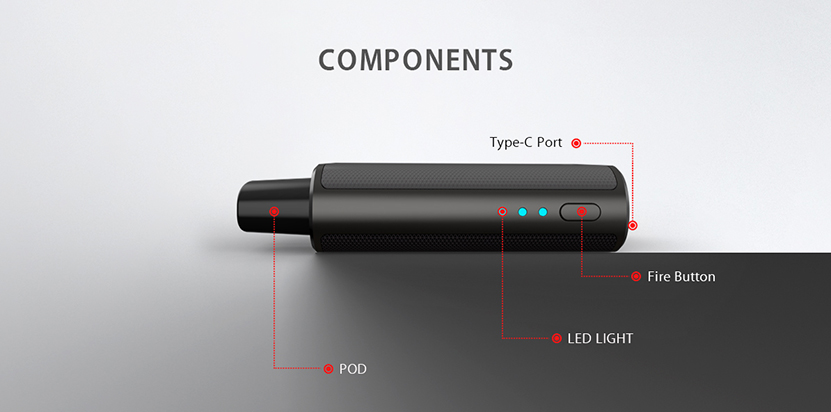 IJOY Neptune X Pod Starter Kit Components