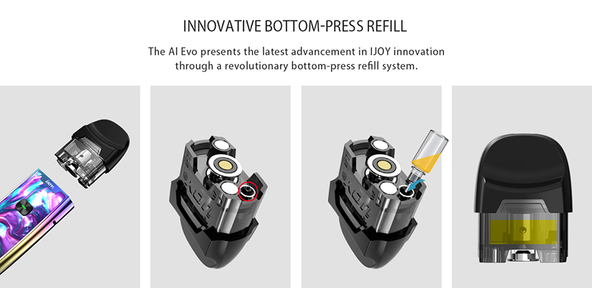 IJOY AI EVO Pod Bottom Press Refill