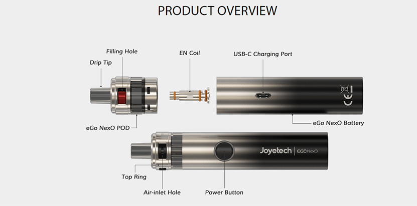 Joyetech eGo NexO Pod Kit Parts