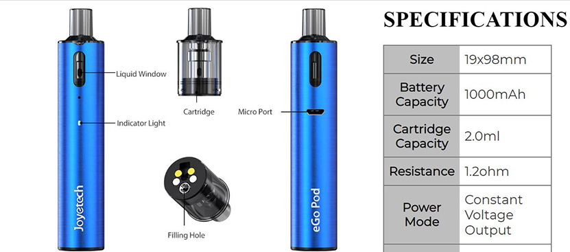 Joyetech eGo Pod Kit Feature 8