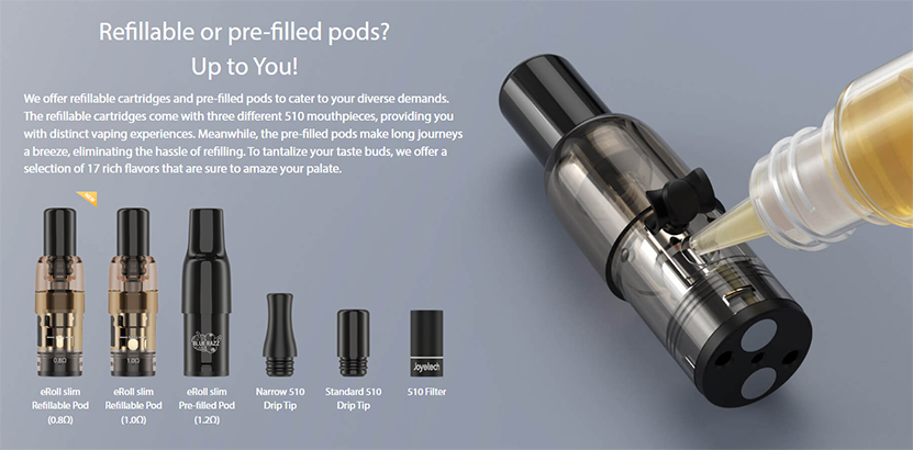 Joyetech eRoll Slim Pod Kit 2ml