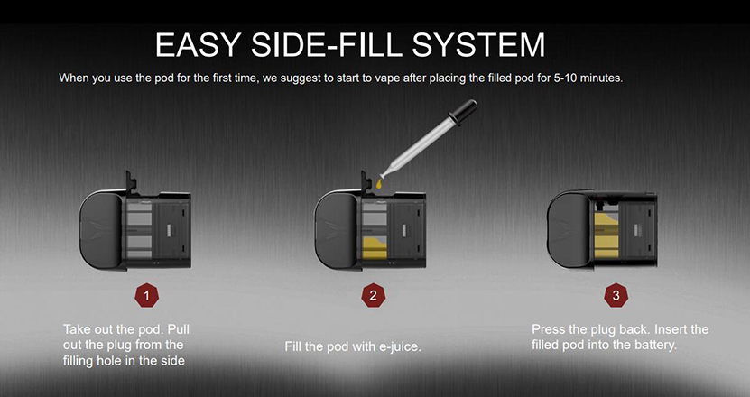 RAILIT RL1 Pod Cartridge Side filling