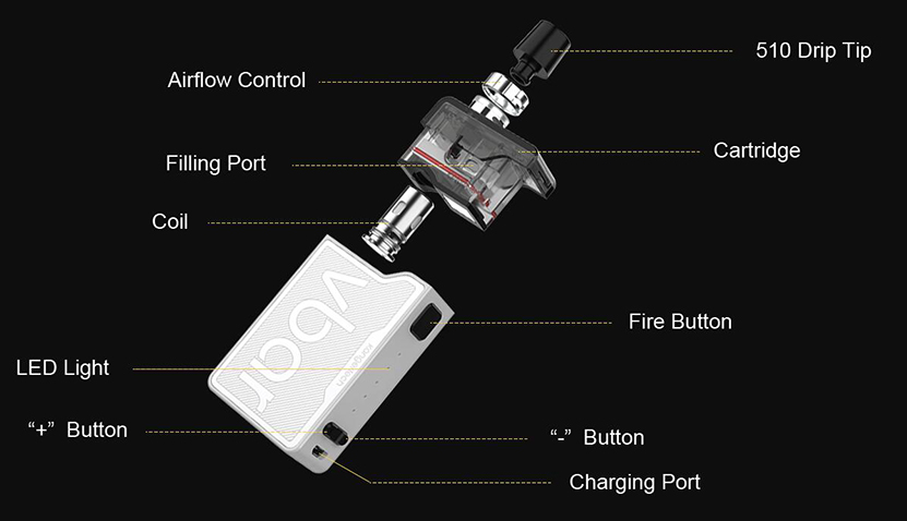 Kanger Vbar Pod Kit Feature 1