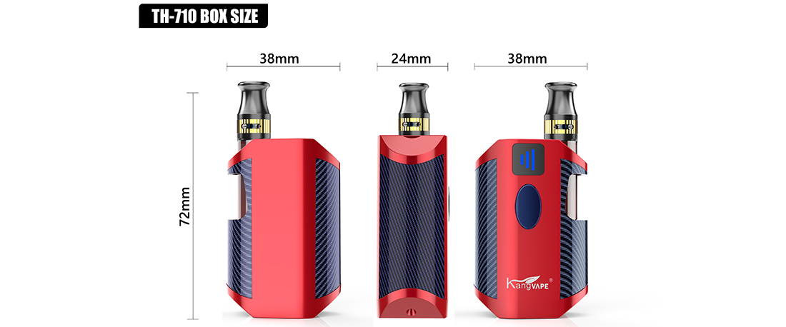 Kangvape TH-710 Box Kit Size