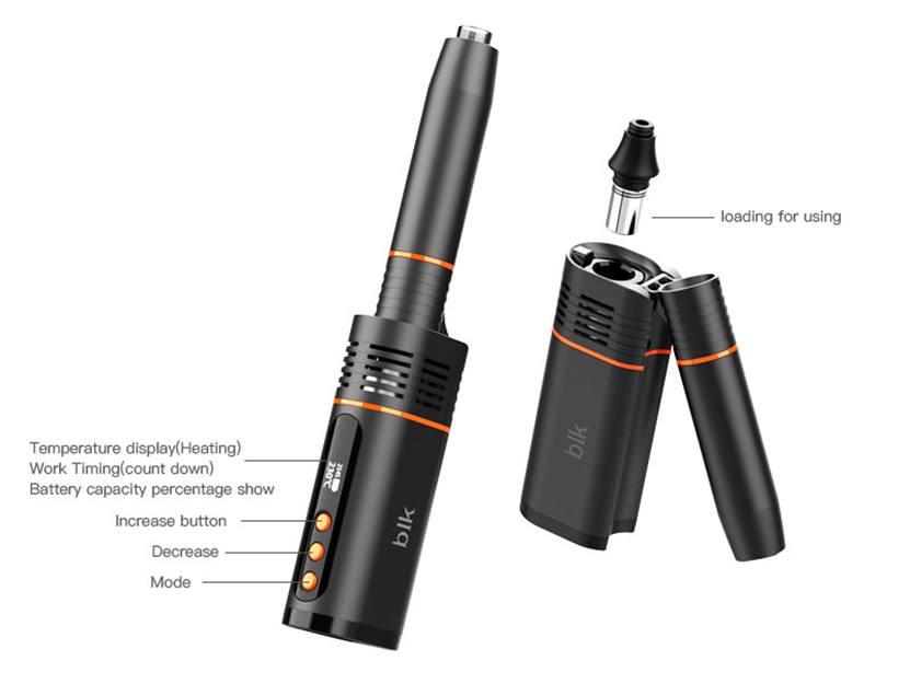 Kingtons BLK Rotary Vaporizer Feature 2