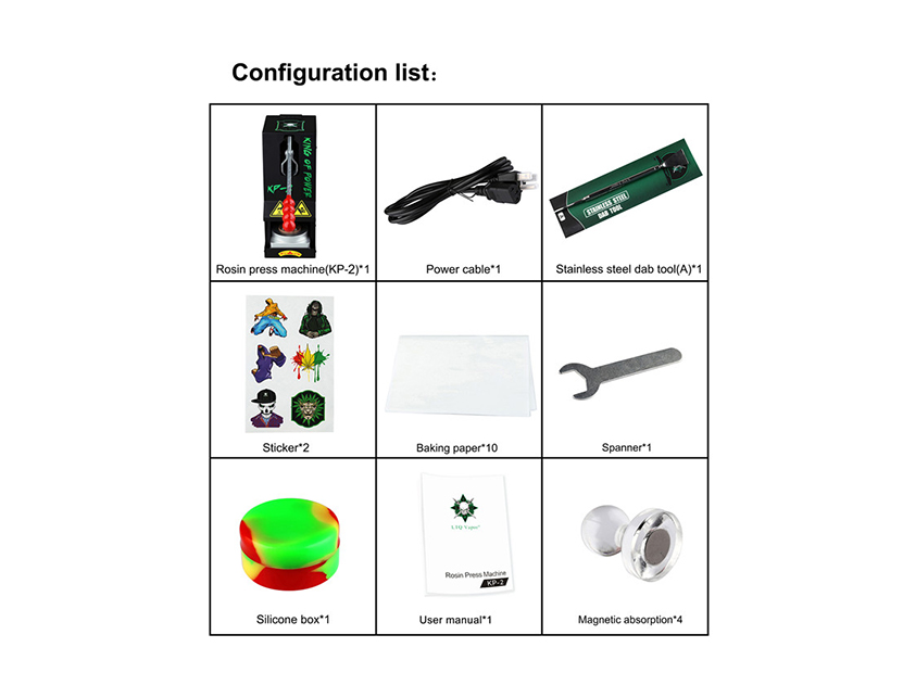 LTQ Vapor Rosin Press Machine KP-2 Feature 9