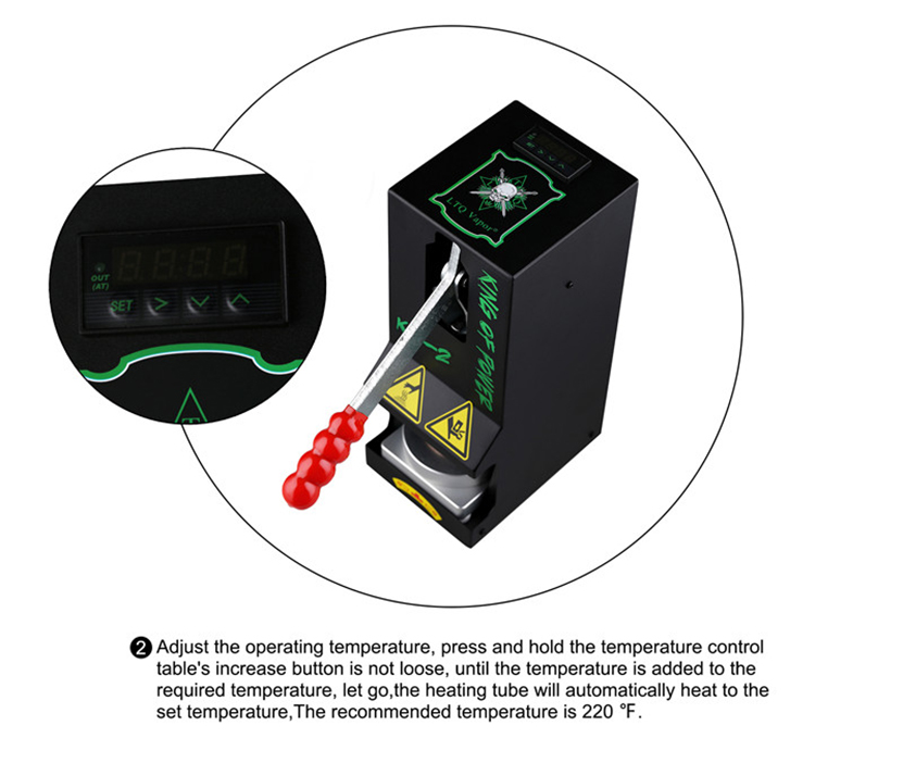 LTQ Vapor Rosin Press Machine KP-2 Feature 3