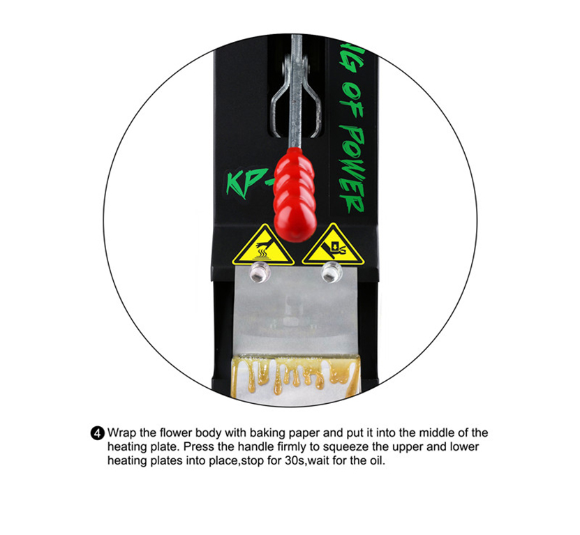 LTQ Vapor Rosin Press Machine KP-2 Feature 5