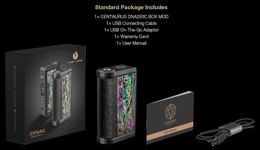 Lost Vape Centaurus DNA250C Mod Feature 12