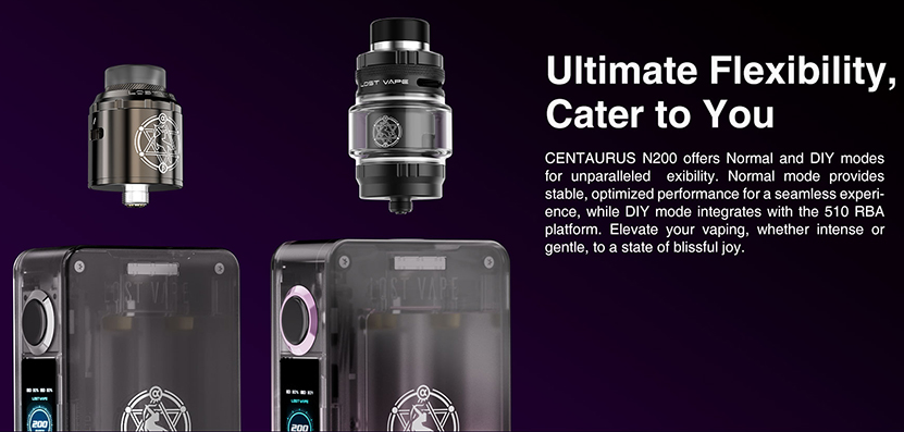 Lost Vape Centaurus N200 Kit Dual Modes