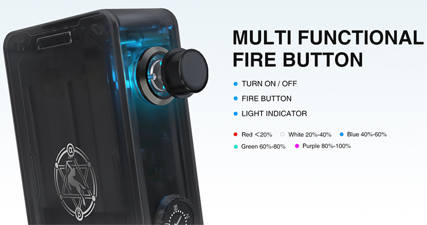 Lost Vape Centaurus P200 Mod Multi Functional Button