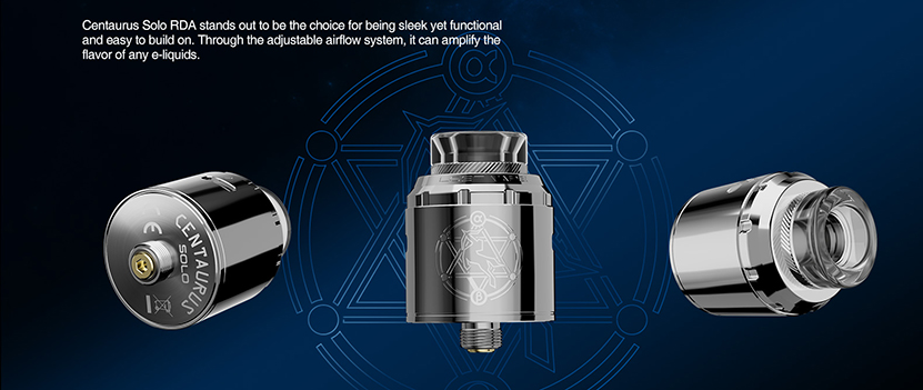 Lost Vape Centaurus Solo RDA Design