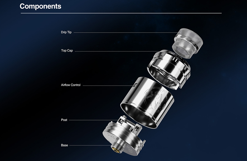 Lost Vape Centaurus Solo RDA Parts