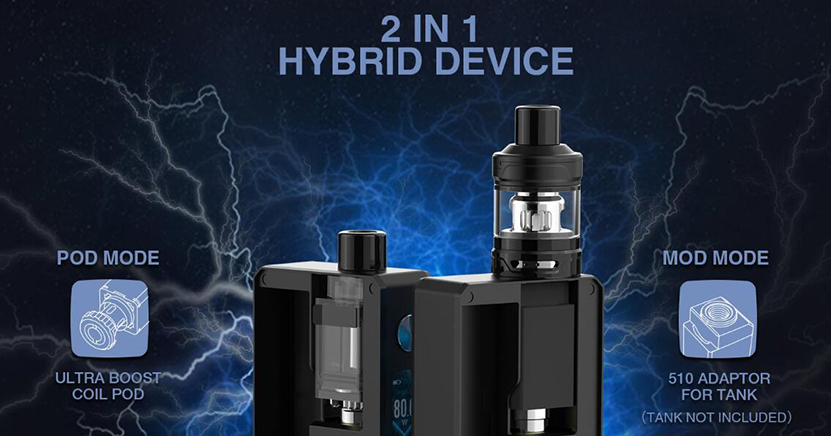 Lost Vape Gemini Hybrid Kit Feature 1