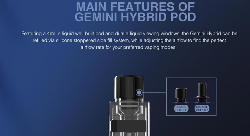 Lost Vape Gemini Hybrid Kit Feature 10