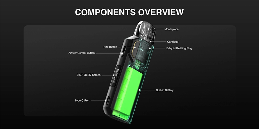 Lost Vape Thelema Elite 40 Kit Parts