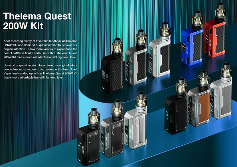 Lost Vape Thelema Quest Mod Kit Features