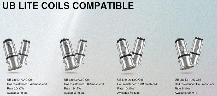 Lost Vape UB Lite Coil Features