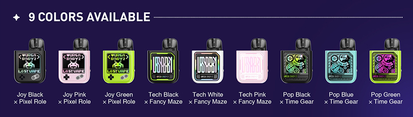 Lost Vape Ursa Baby 2 Kit Colors