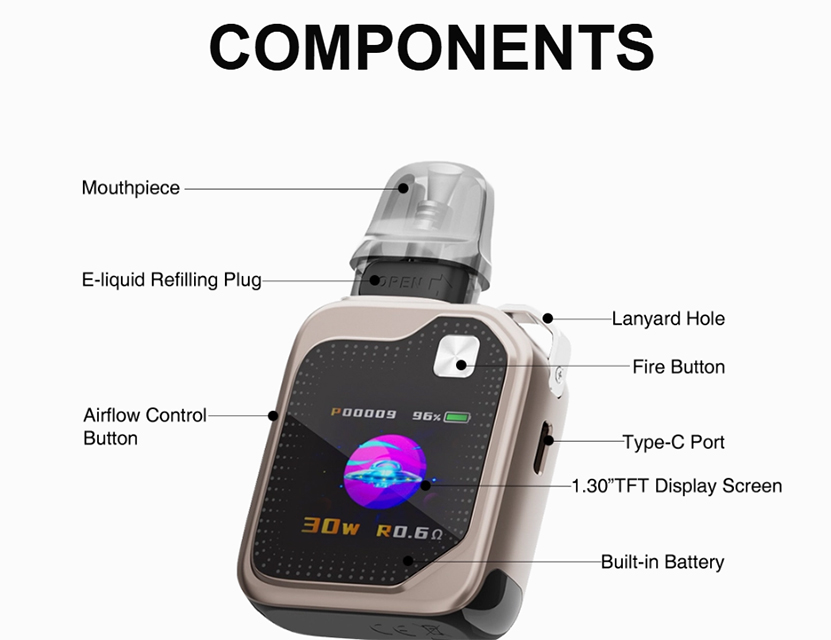 Lost Vape Ursa Baby 3 Kit Part