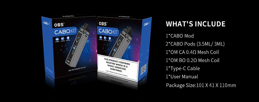 OBS Cabo Pod Kit Contents