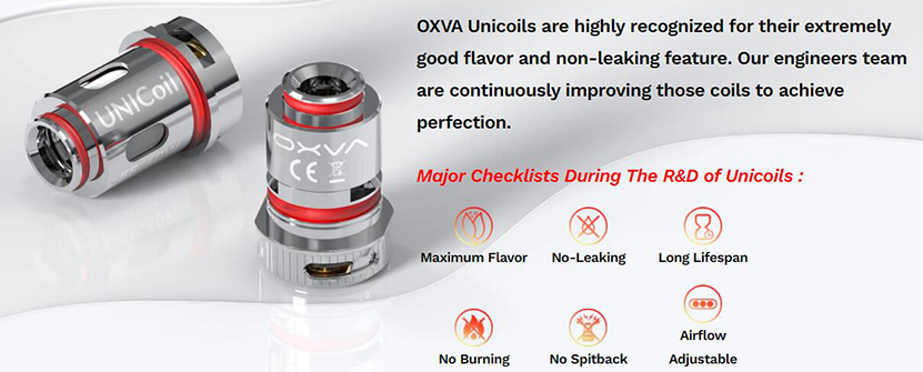 OXVA Unicoil Coil Feature 2