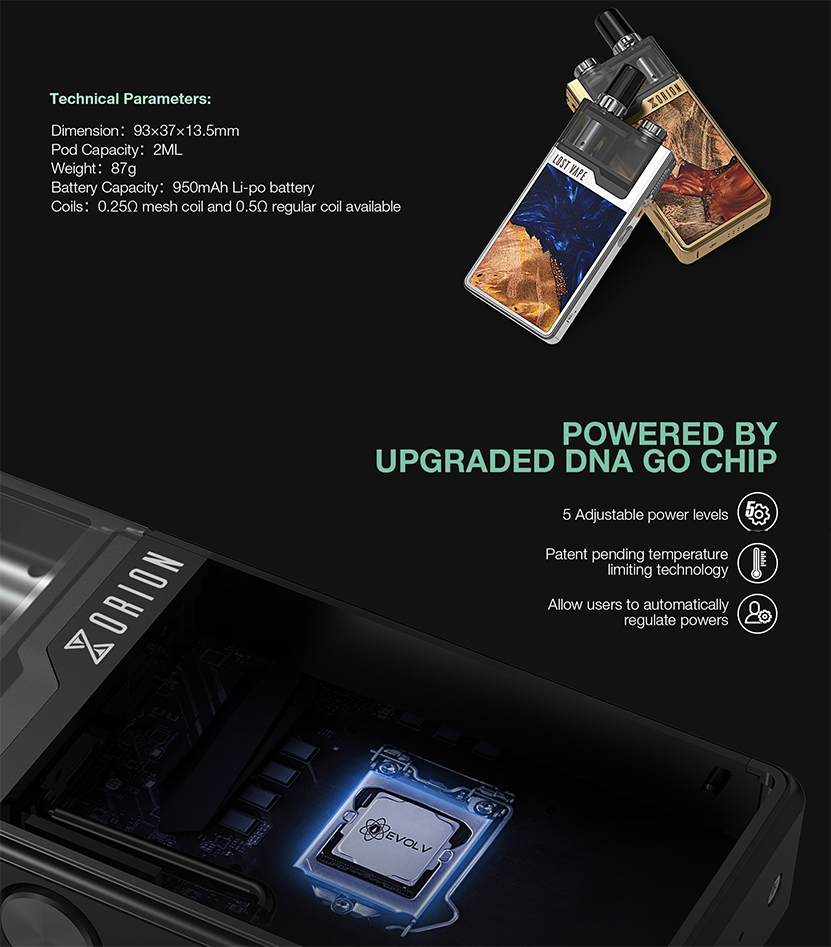 Lost Vape Orion Plus DNA Pod Kit - Vapekit UK