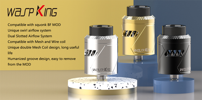 Oumier Wasp King RDA Information
