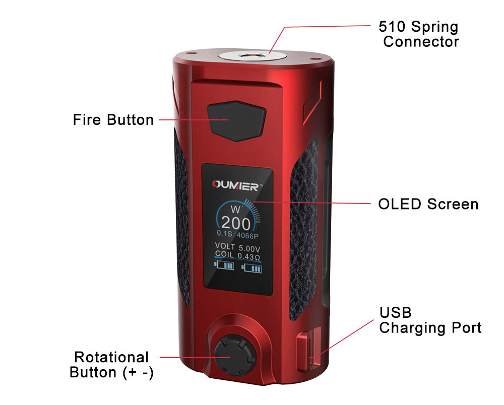 Oumier Rudder Box Mod Overview