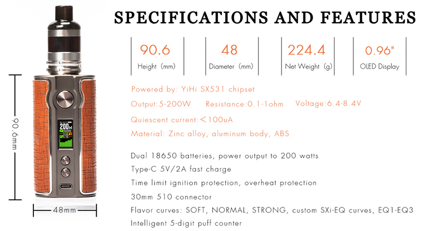 Pioneer4You iPV V200 Mod specification