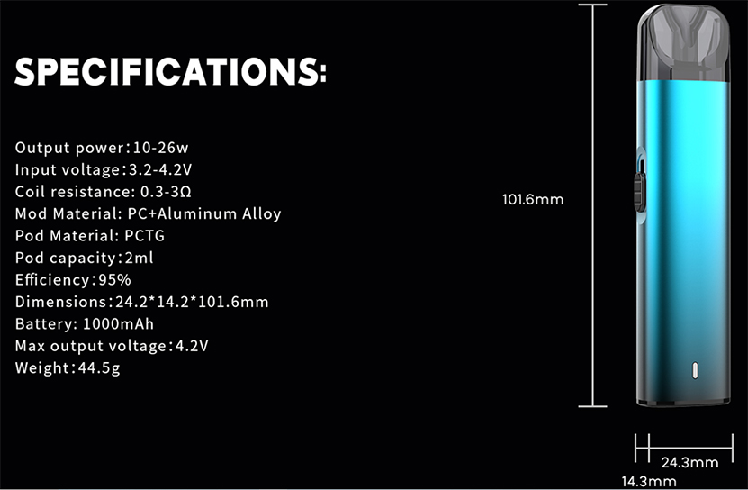 Rincoe Manto Nano A1 Kit Specification