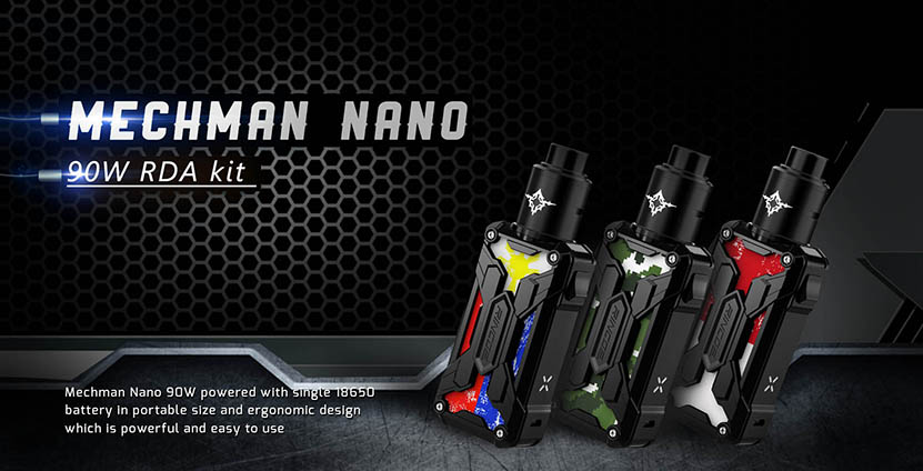 Rincoe Mechman Nano 90W RDA Kit Features 1