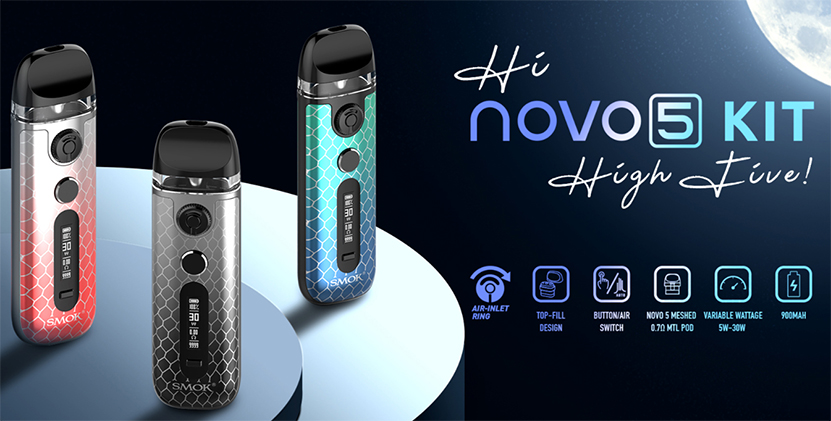 SMOK NOVO 5 Kit Features