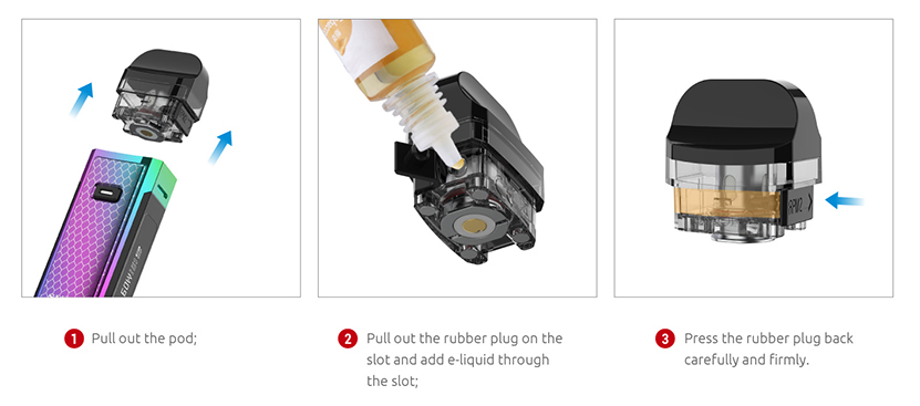 SMOK Nord X Pod Cartridge Filling