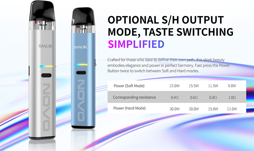 SMOK Novo ECO Kit Different Modes