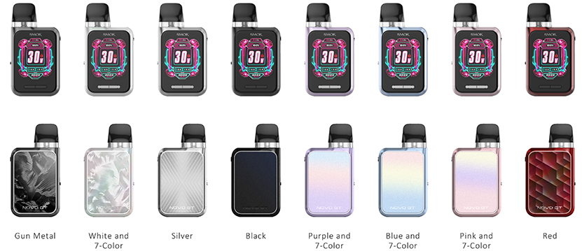 SMOK Novo GT Box Kit Colors