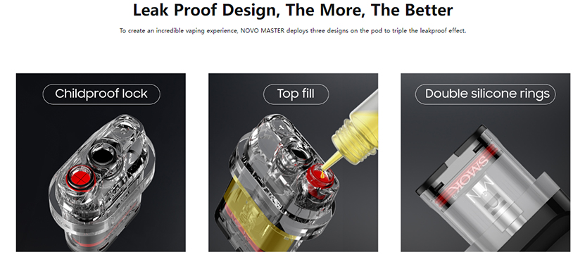 SMOK Novo Master Box Kit Leakproof Design