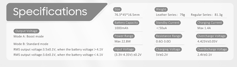 SMOK Novo Master Box Kit Specification