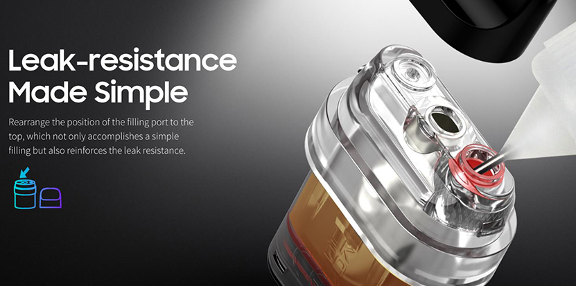 SMOK Novo Meshed Pod Leak Resistance