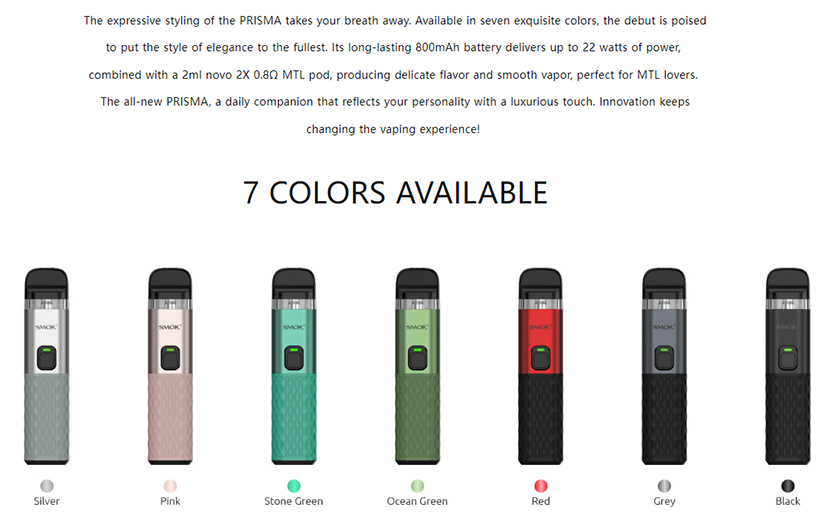 SMOK Prisma Kit Description