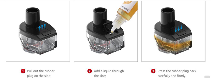 
SMOK RPM80 Replacement Pod Cartridge Refilling the 