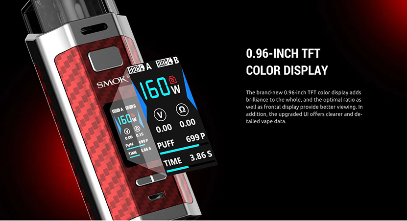 SMOK RPM160 Pod System Kit TFT Screen