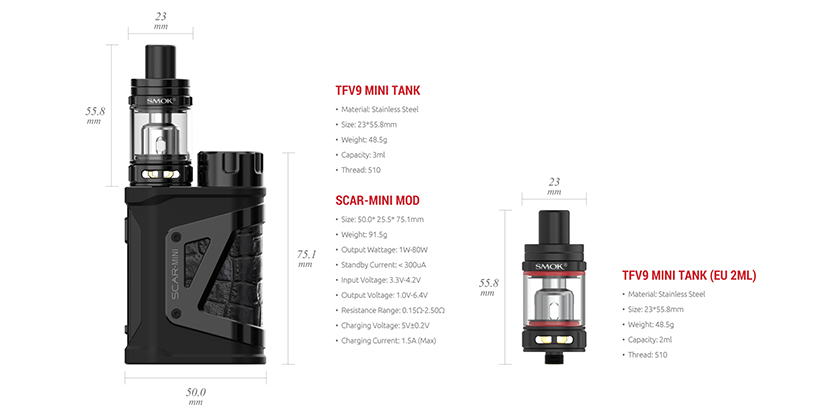 SMOK Scar-Mini Kit Feature 12