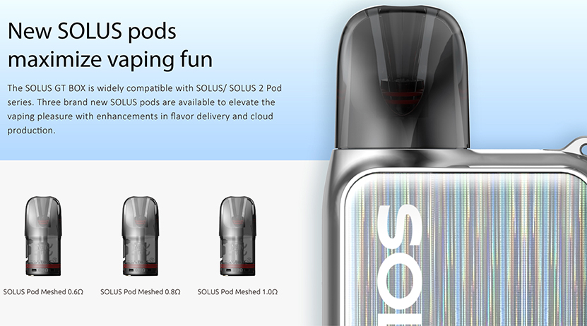 SMOK Solus GT Box Kit New Solus Pods