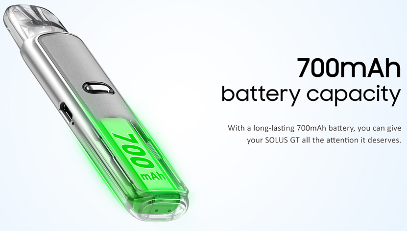 SMOK Solus GT Kit Battery Capacity