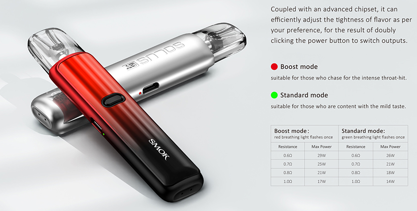 SMOK Solus GT Kit Boost Mode